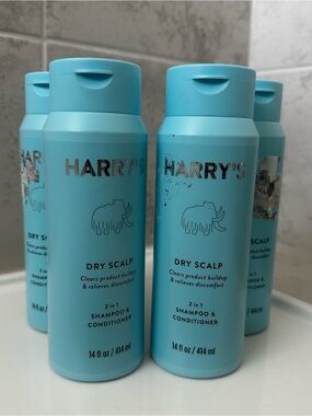 Harry’s Dry Scalp 2-in-1 Shampoo & Conditioner Bundle of 4